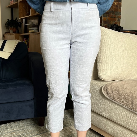 Club Monaco Baby Blue Capri Pants 99% Cotton - Picture 2 of 4